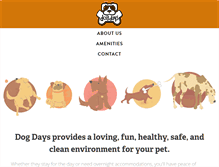 Tablet Screenshot of dogdaystempe.com